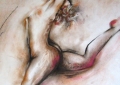 Untitled Charcoal and Paste
